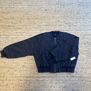GAP Navy Quilted Puffer Jacket